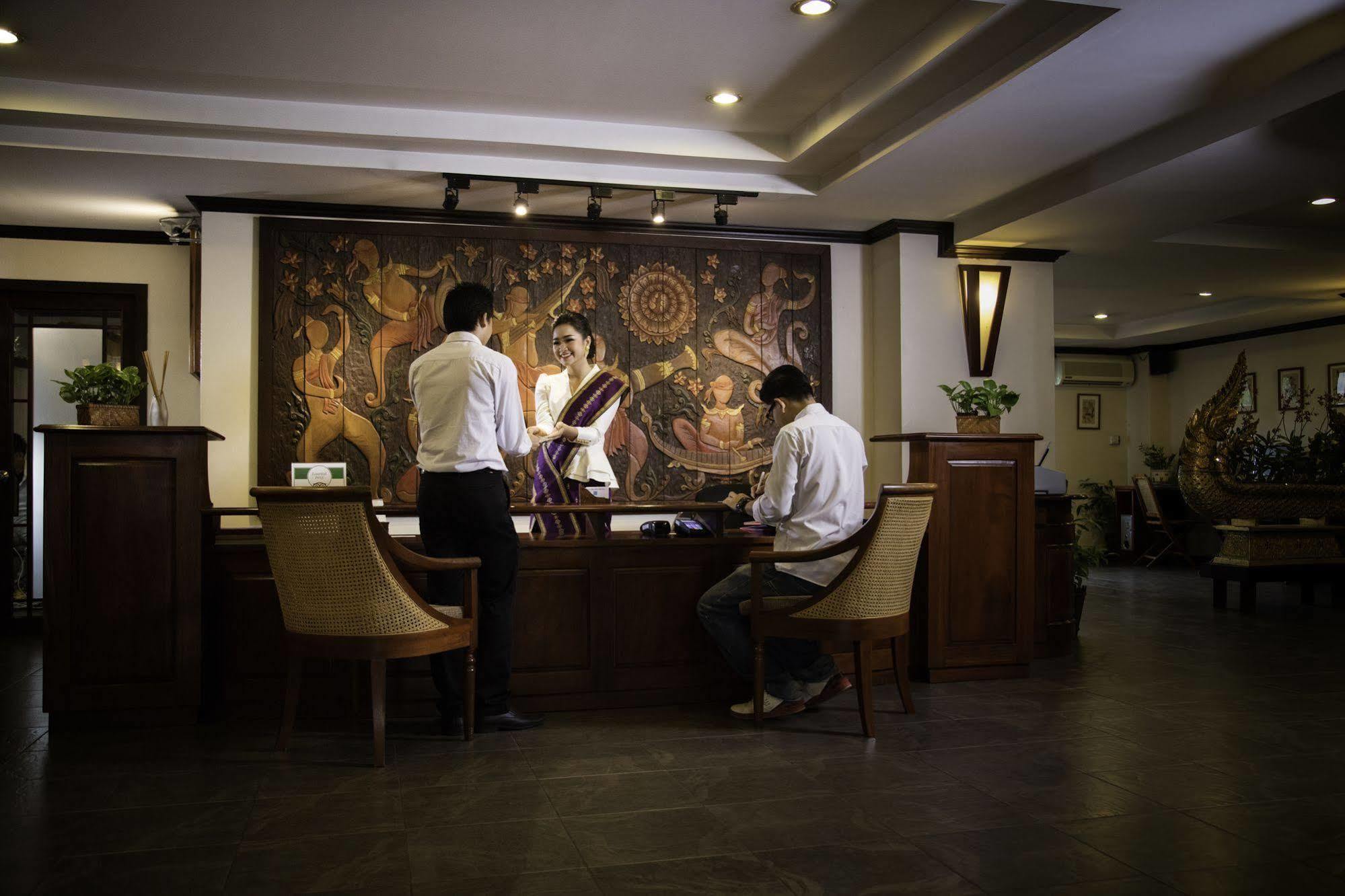 Lao Orchid Hotel Vientiane Exterior foto